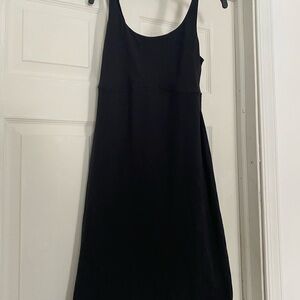 FLEXEES by Maidenform Slim Full Body Shaper Tank Slip Dress sz M Black Shapewear
